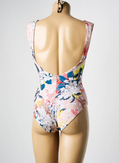 Maillot de bain 1 pièce stretch haut soutien-gorge moulé rose MARYAN MEHLHORN femme