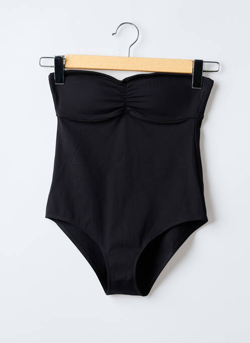 Maillot de bain 1 pièce haut bandeau haut bandeau noir HATEIA femme