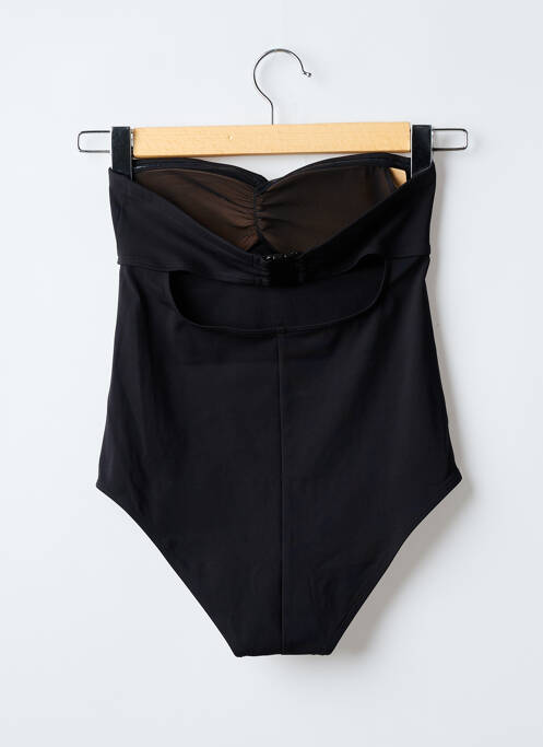 Maillot de bain 1 pièce haut bandeau haut bandeau noir HATEIA femme