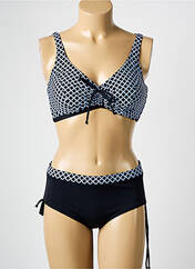 Maillot de bain 2 pièces noir DAVID pour femme seconde vue