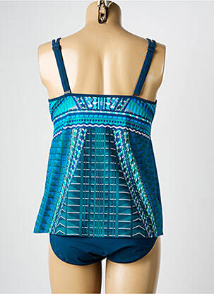 Tankini imprimé fantaisie bleu SUNFLAIR femme