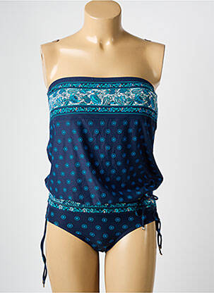 Tankini imprimé fleurs bleu MICHAEL KORS femme