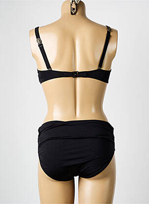 Maillot de bain 2 pièces stretch haut soutien-gorge emboitant noir OPERA femme
