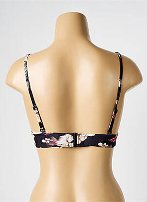 Haut de maillot de bain stretch haut soutien-gorge avec mousse de rembourrage amovible noir WATERCULT femme
