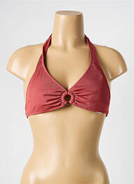Haut de maillot de bain stretch haut soutien-gorge emboitant rose WATERCULT femme