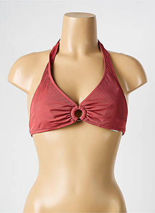 Haut de maillot de bain stretch haut soutien-gorge emboitant rose WATERCULT femme