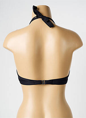 Haut de maillot de bain stretch haut soutien-gorge moulé noir LE BOURGET femme