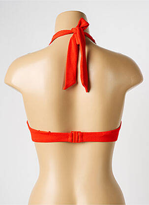 Haut de maillot de bain stretch haut soutien-gorge push-up orange AUBADE femme