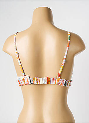Haut de maillot de bain stretch haut soutien-gorge avec mousse de rembourrage amovible orange WATERCULT femme