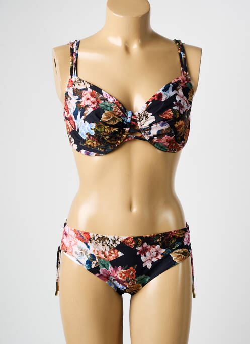 Maillot de bain 2 pièces stretch haut soutien-gorge emboitant noir MARYAN MEHLHORN femme