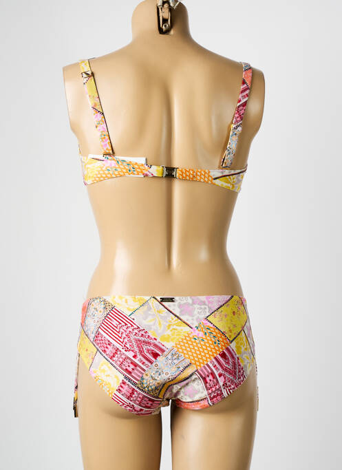 Maillot de bain 2 pièces stretch haut soutien-gorge emboitant orange MARYAN MEHLHORN femme