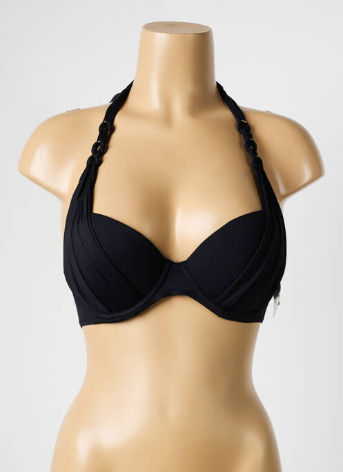 Haut de maillot de bain stretch haut soutien-gorge push-up noir AUBADE femme