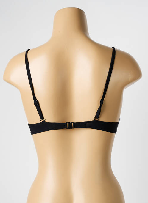 Haut de maillot de bain stretch haut soutien-gorge push-up noir CHANTELLE femme