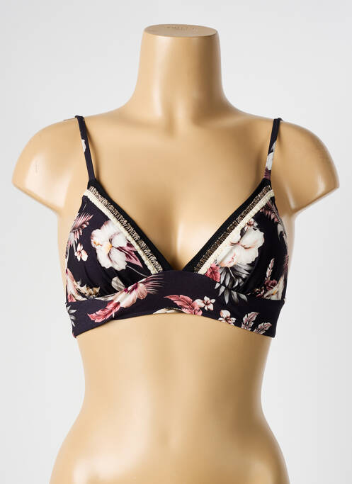 Haut de maillot de bain noir WATERCULT pour femme