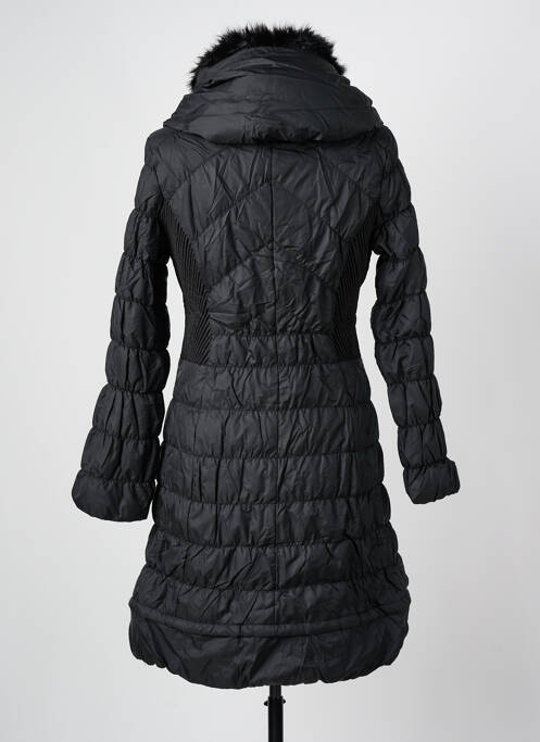 Doudoune poches a capuche noir ARELINE femme