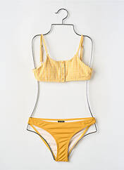 Maillot de bain 2 pièces jaune PROTEST pour fille seconde vue