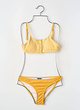 Maillot de bain 2 pièces jaune PROTEST pour fille