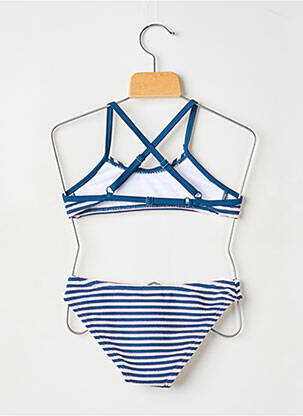 Maillot de bain 2 pièces imprimé rayures bleu PROTEST fille