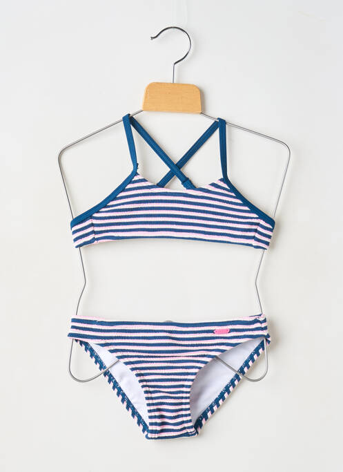 Maillot de bain 2 pièces bleu PROTEST pour fille