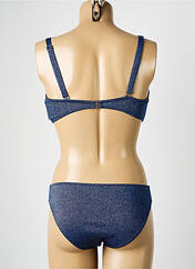 Maillot de bain 2 pièces bleu COCO SAINT TROPEZ pour femme seconde vue