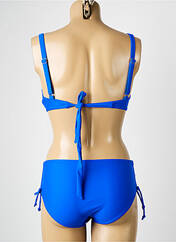 Maillot de bain 2 pièces bleu DAG ADOM pour femme seconde vue