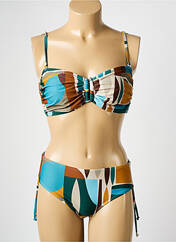 Maillot de bain 2 pièces bleu LAGON BLEU pour femme seconde vue