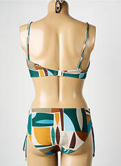 Maillot de bain 2 pièces bleu LAGON BLEU pour femme seconde vue