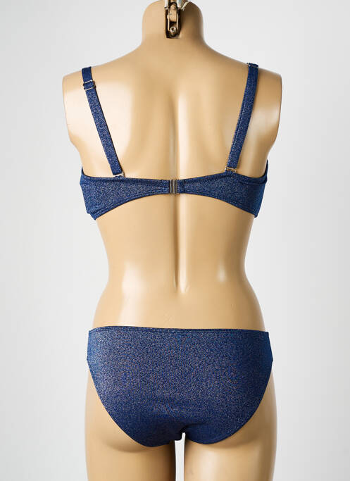 Maillot de bain 2 pièces bleu COCO SAINT TROPEZ femme