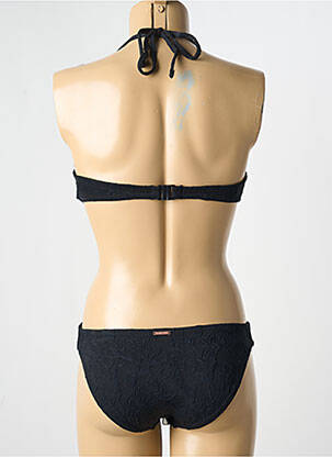 Maillot de bain 2 pièces stretch haut soutien-gorge moulé noir YSABEL MORA femme