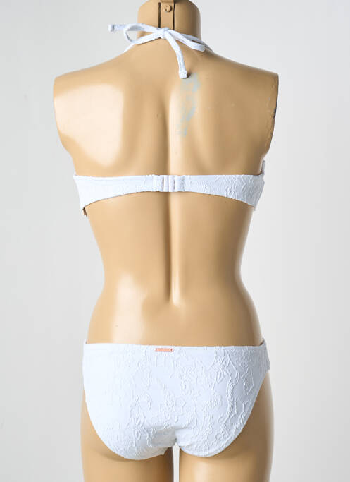 Maillot de bain 2 pièces blanc YSABEL MORA pour femme