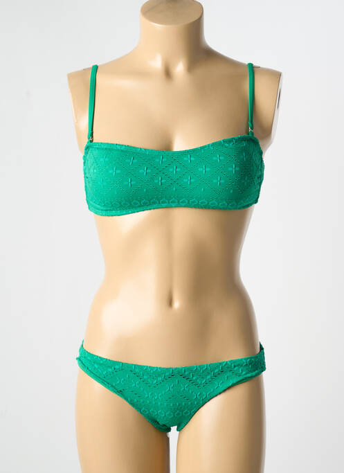 Maillot de bain 2 pièces vert DAG ADOM pour femme