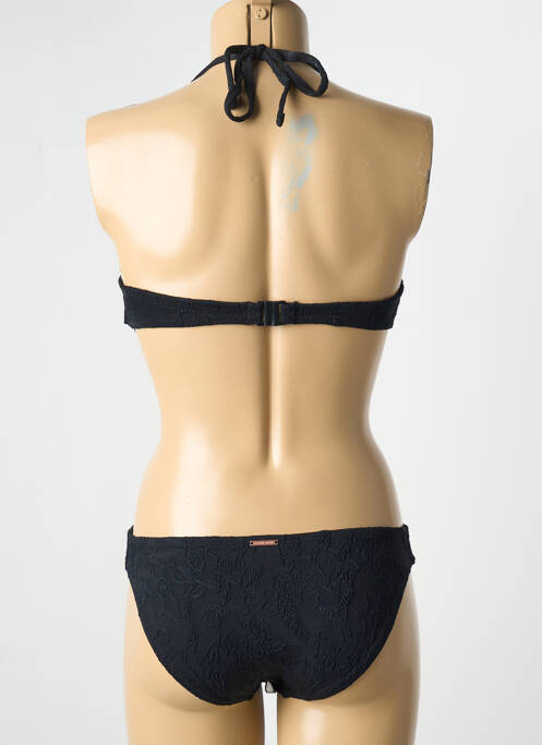 Maillot de bain 2 pièces stretch haut soutien-gorge moulé noir YSABEL MORA femme