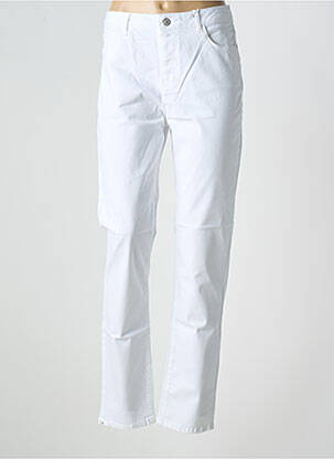 Jeans coupe slim stretch taille normale blanc KANOPE femme