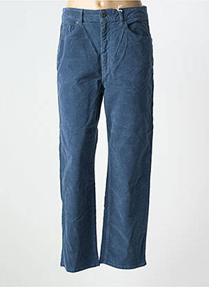Pantalon droit stretch taille normale bleu KANOPE femme