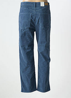 Pantalon droit stretch taille normale bleu KANOPE femme