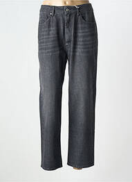 Jeans coupe droite stretch taille normale noir KANOPE femme