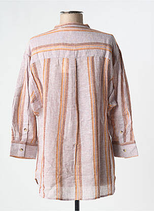 Chemisier col mao manches 3/4 violet MKT STUDIO femme