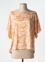 T-shirt imprimé fantaisie manches courtes beige LOLA ESPELETA femme