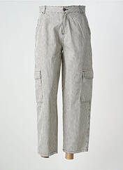 Pantalon cargo beige YERSE pour femme seconde vue