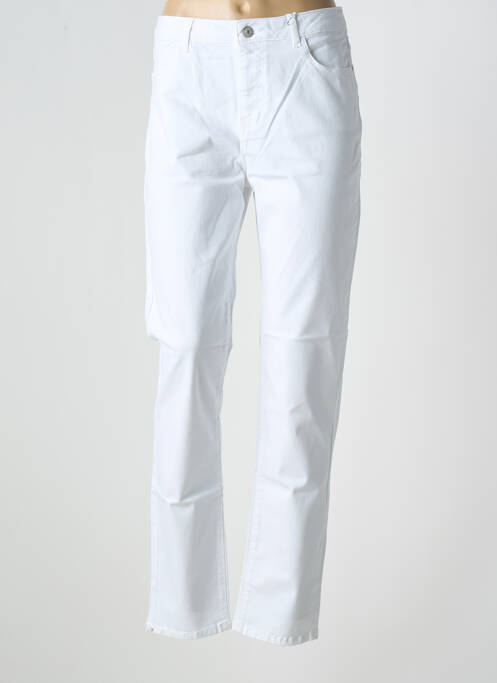 Jeans coupe slim stretch taille normale blanc KANOPE femme
