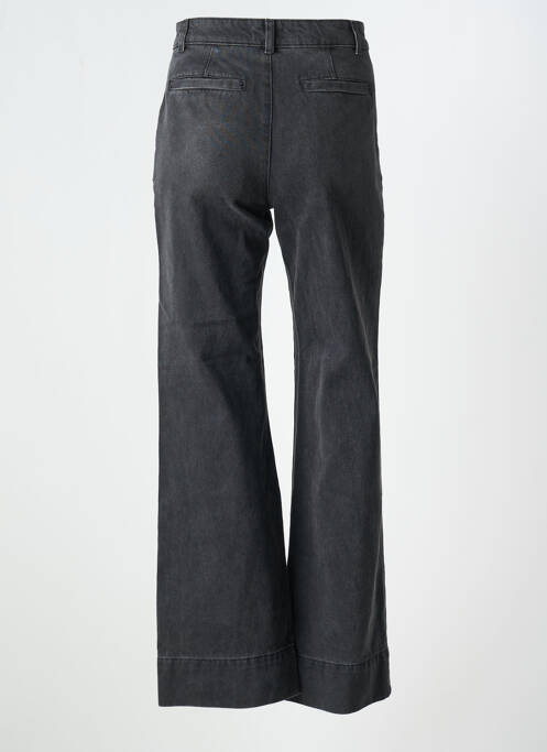 Jean coupe flare stretch taille haute noir YERSE femme