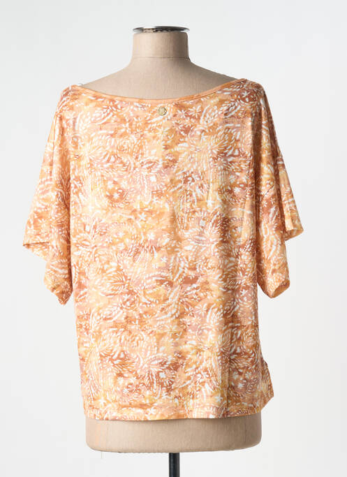 T-shirt imprimé fantaisie manches courtes beige LOLA ESPELETA femme