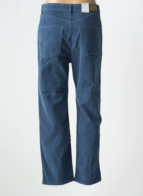 Pantalon droit bleu KANOPE pour femme