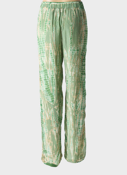 Pantalon droit vert MKT STUDIO pour femme