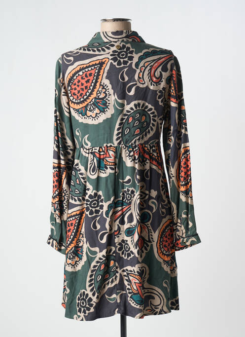 Robe courte vert LOLA ESPELETA pour femme