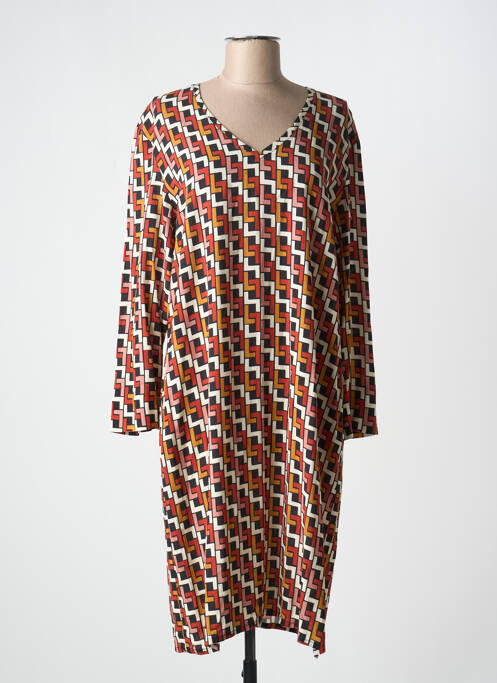 Robe mi-longue orange LE PETIT BAIGNEUR pour femme