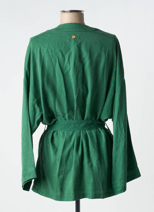 Veste kimono vert LOLA ESPELETA pour femme