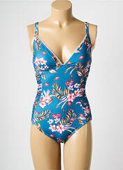 Maillot de bain 1 pièce bleu OLYMPIA pour femme seconde vue