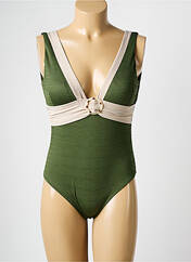 Maillot de bain 1 pièce vert COCO SAINT TROPEZ pour femme seconde vue
