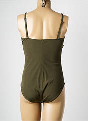 Maillot de bain 1 pièce vert MISS CARAÏBES pour femme seconde vue